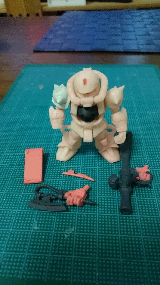 コンバージ改造の手順（その2） | ガンダム大好きおやぢの小部屋