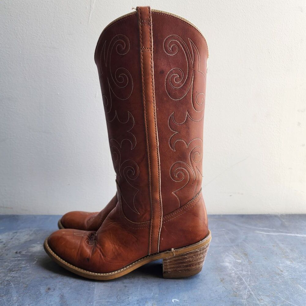 1970's/80/s Dingo Leather Boots | Nash Vintage Collective