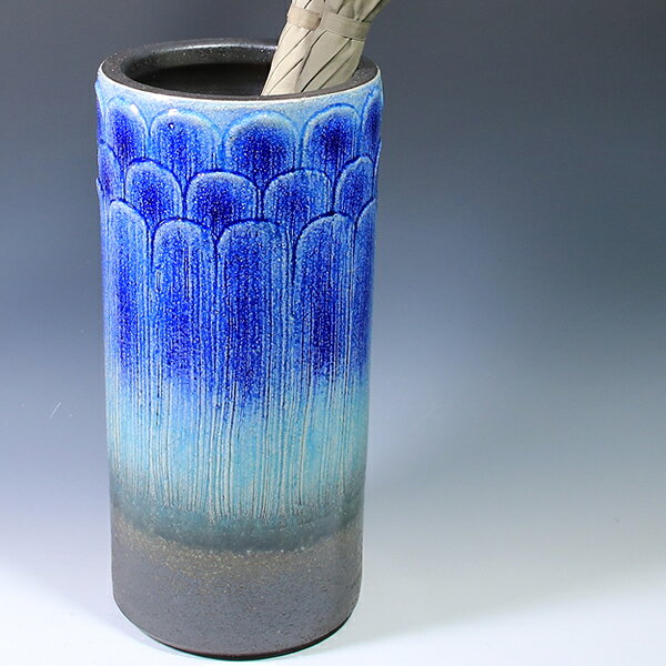 楽天市場】傘立て 陶器 青の通販