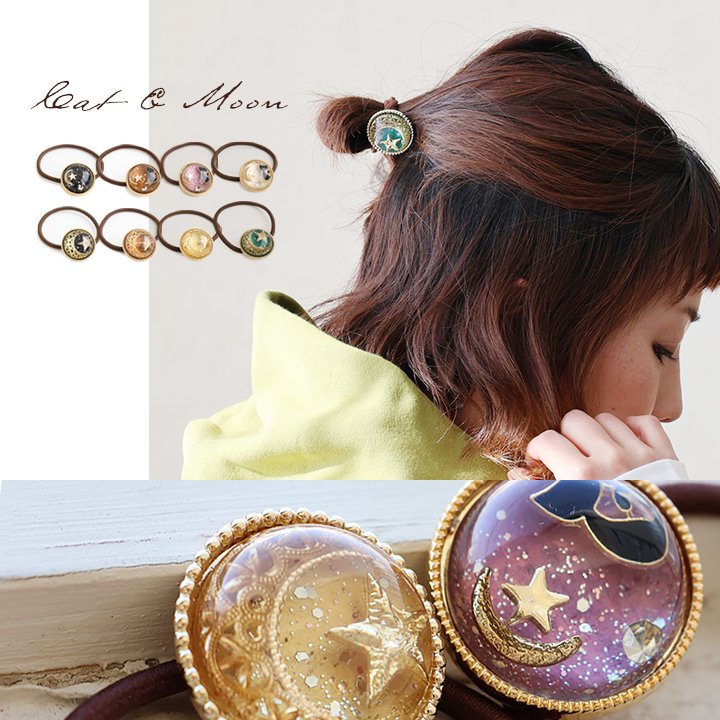 楽天市場】猫 ヘアゴム レジンの通販