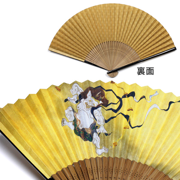 楽天市場】琳派 扇子 75型35間 風神雷神（ピロー式ケース）【谷口松雄