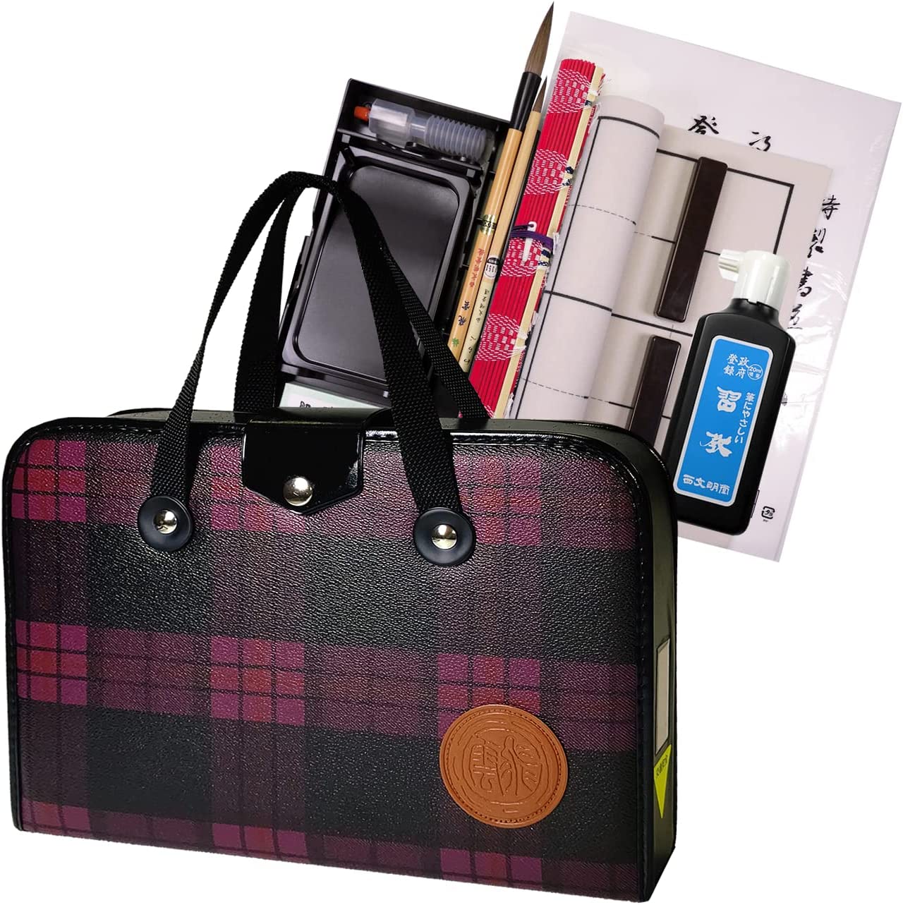 楽天市場】半紙付き！2本組文鎮＆セラミック硯 高級書道セット ハード