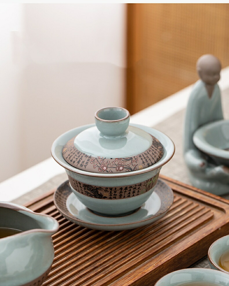 楽天市場】哥窯・歌窯(かよう) 茶器セット ティーセット 蓋碗 急須 12