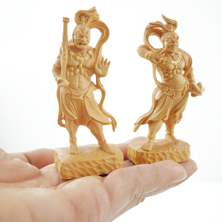 楽天市場】金剛力士像(仁王） 仏像 木彫り 一刀彫 / 素材：柘植（置物