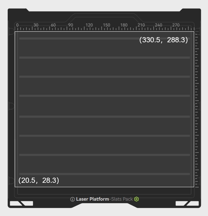 Maximum Printable/Processing Area of H2 Series Printers | Bambu