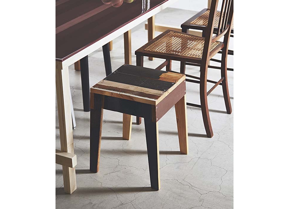 PIET HEIN EEK / ピート・へイン・イーク】STOOL IN SCRAPWOOD