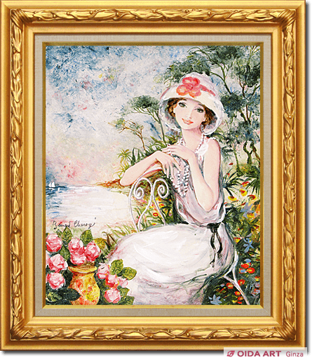 シャロワ 海の前のジスレーヌ | 絵画など美術品の販売と買取 | 東京
