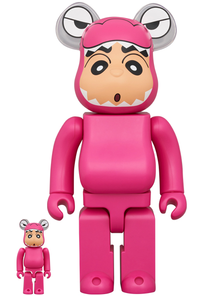 MEDICOM TOY - BE@RBRICK ワニ山さんしんちゃん 100％ & 400％
