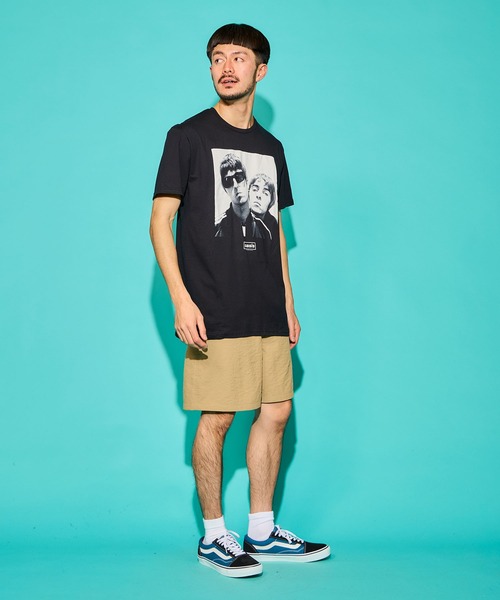 MUSIC TEE tシャツ OASIS “NOEL ＆ LIAM SQUARE PHOTO” - オアシス