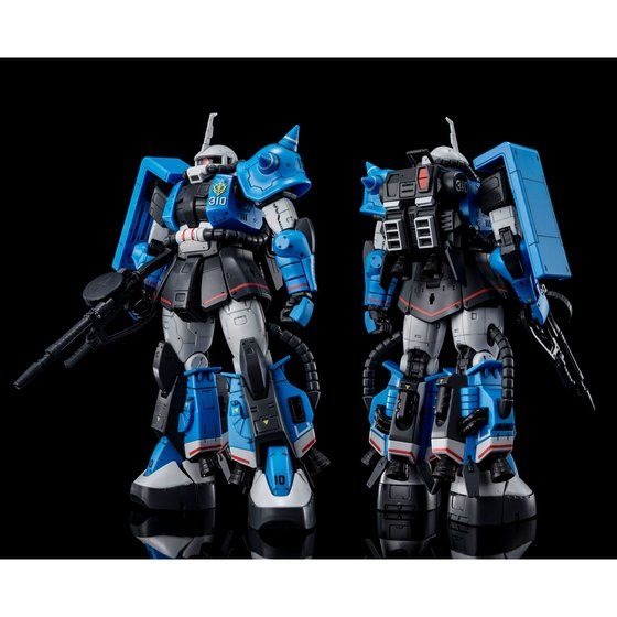 ガンダム」ユーマ・ライトニング専用ザクII、ガンプラ化！ “青き雷光