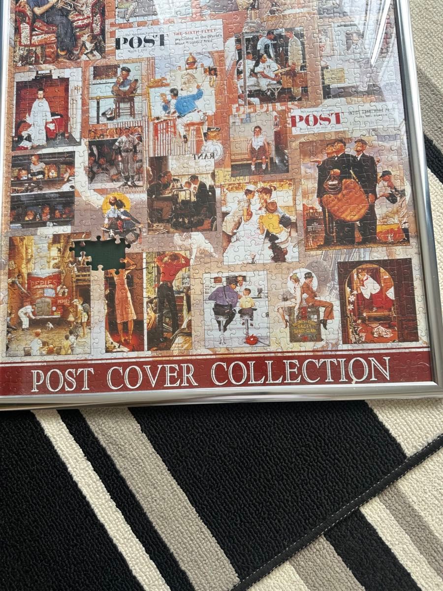 ノーマンロックウェル ポストカバーコレクション 組み立て済みパズル