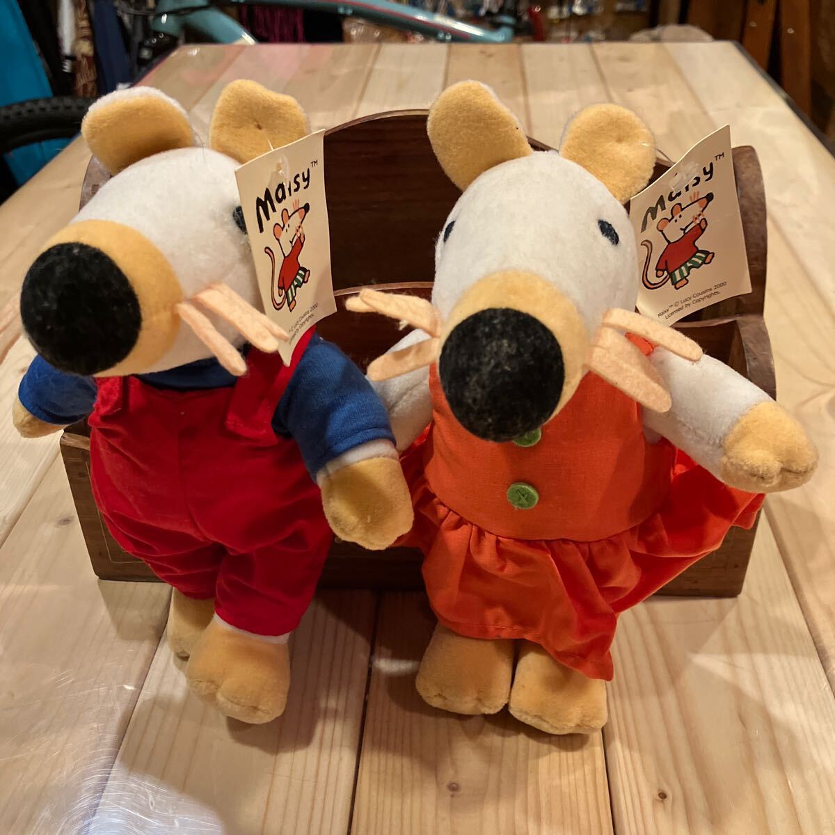 Maisy メイシーちゃん ヴィンテージ ビンテージ ぬいぐるみ 2体 セット