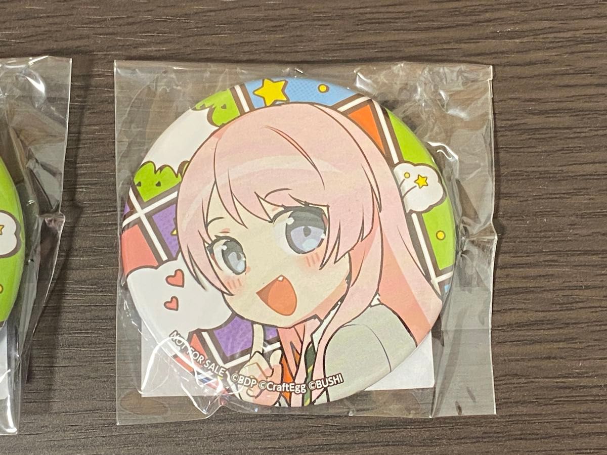 RAS ロック 缶バッジ 黒渕かしこ