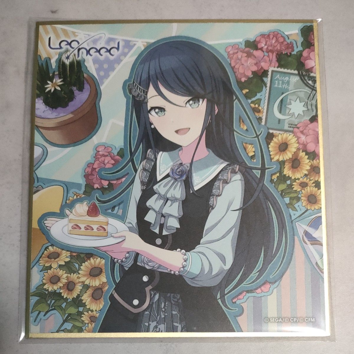 プロセカ 星乃一歌 Anniversary/birthdayイラスト2022-2023 ミニ色紙