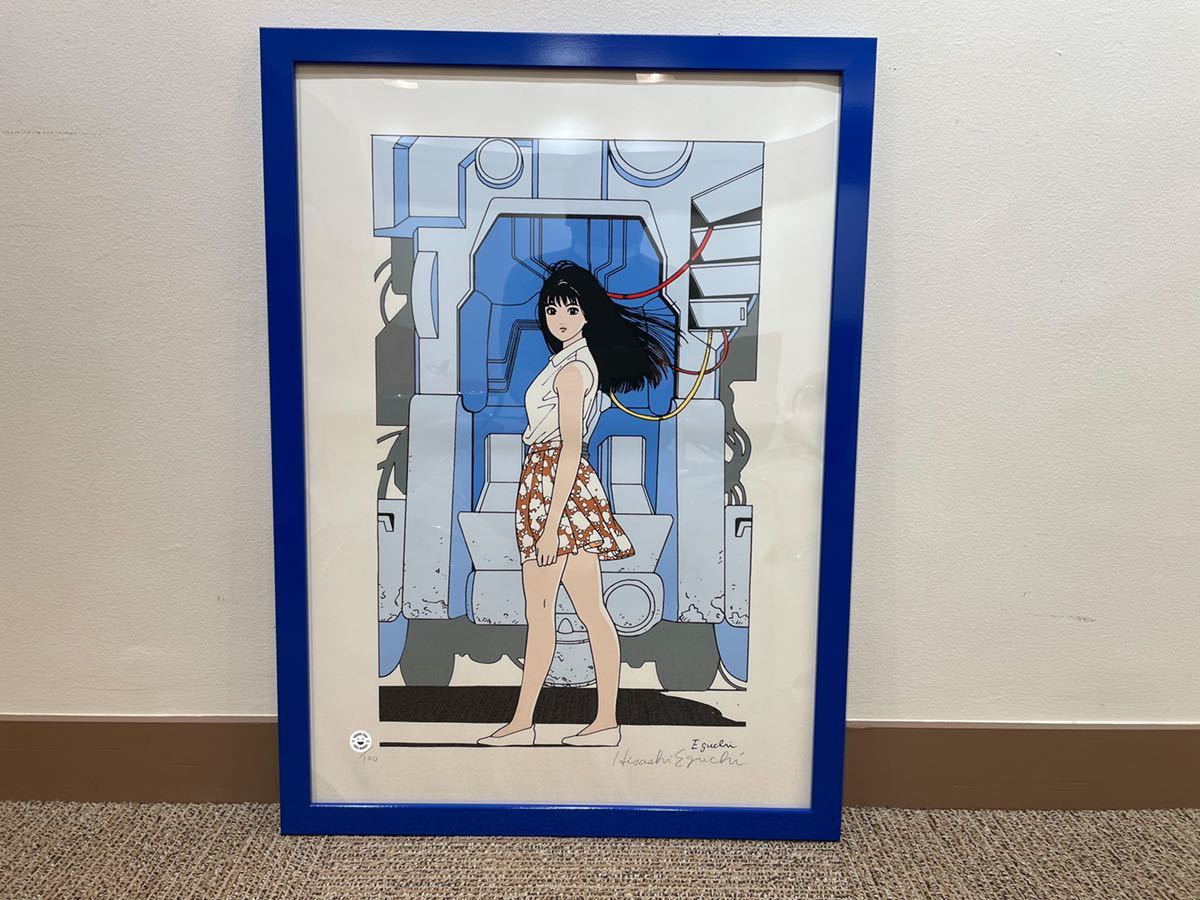 Yahoo!オークション - 希少作品 江口寿史1996年大判シルクスクリーン