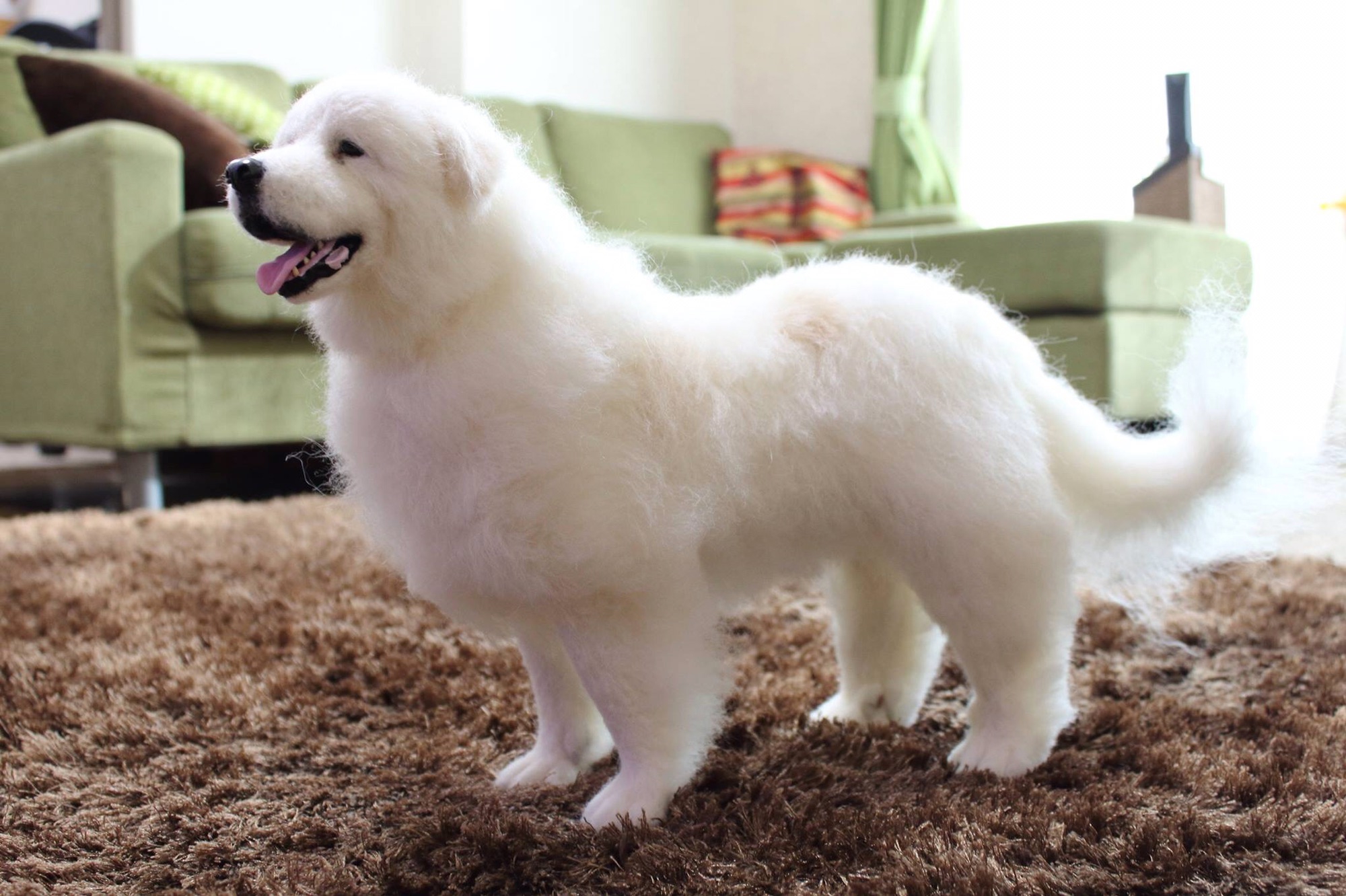 羊毛フェルト REX様確認用 グレートピレニーズ 犬 ハンドメイドオーダー