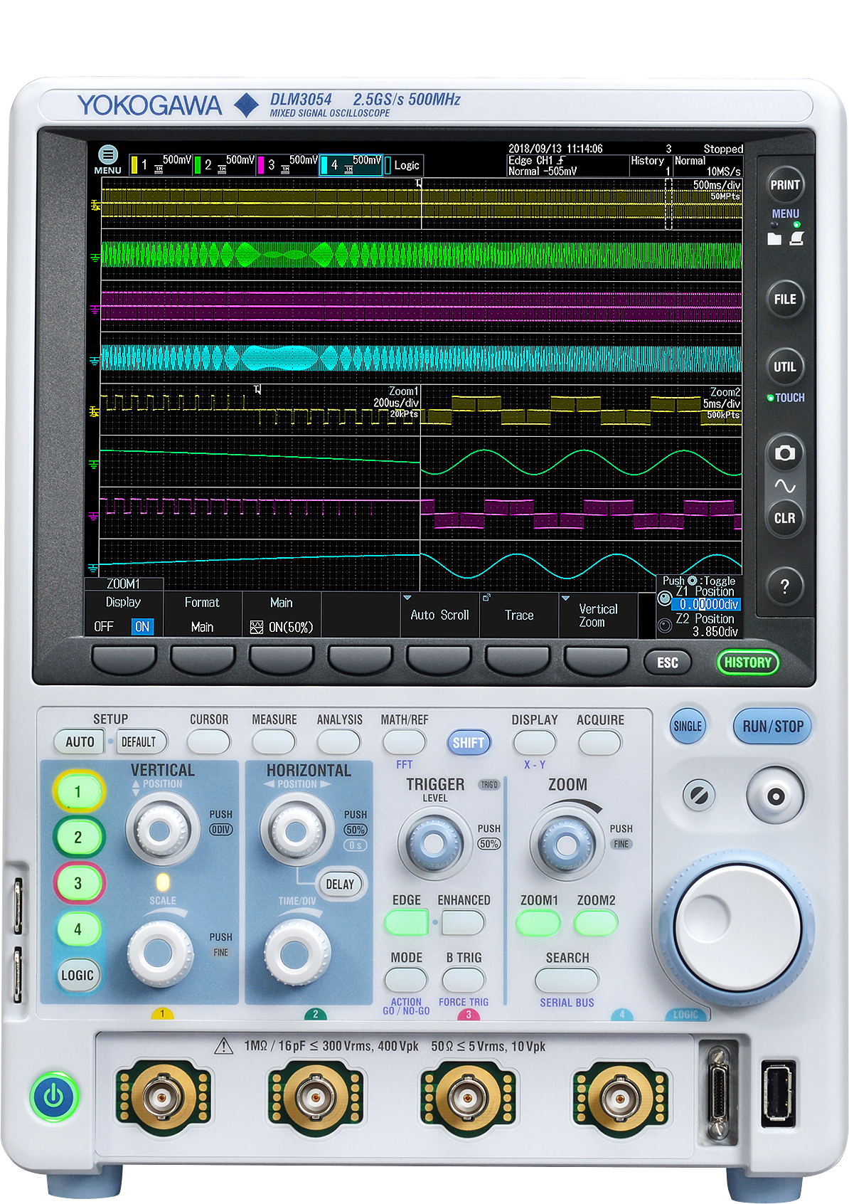DLM3000 Mixed Signal Oscilloscope | Yokogawa Test &amp