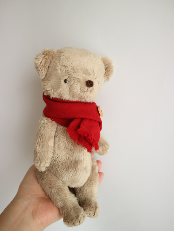 ふわふわくまのぬいぐるみポーチ ※受注制作 ポーチ puppe 通販