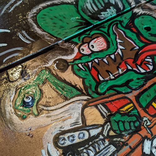 ラットフィンク ガレージテーブル ラック&テーブル #アメリカン