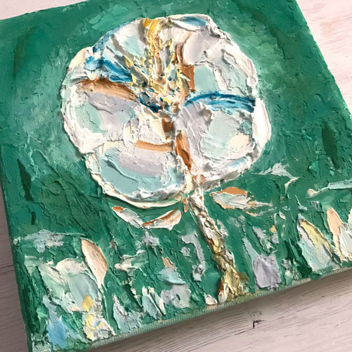 原画 抽象画 アクリル画 手描き モダンアート テクスチャ―アート 幸せ