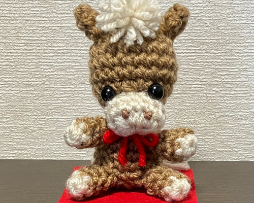 2026年午年♡馬の編みぐるみ♡干支に置物 あみぐるみ そのちゃん 通販