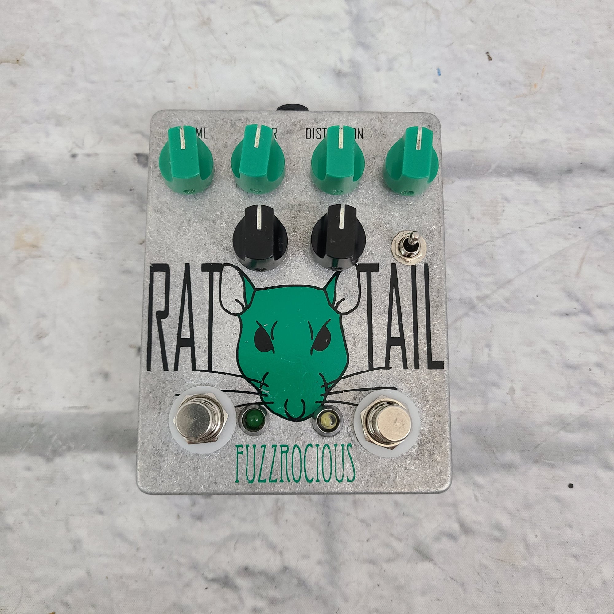 Fuzzrocious Rat Tail/ Cat Tail Mod Distortion Pedal - Evolution Music
