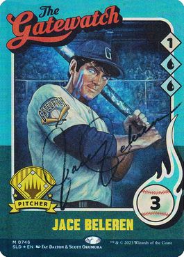 ジェイス・ベレレン/Jace Beleren》(メディア系プロモ)[BOOKプロモ] 青