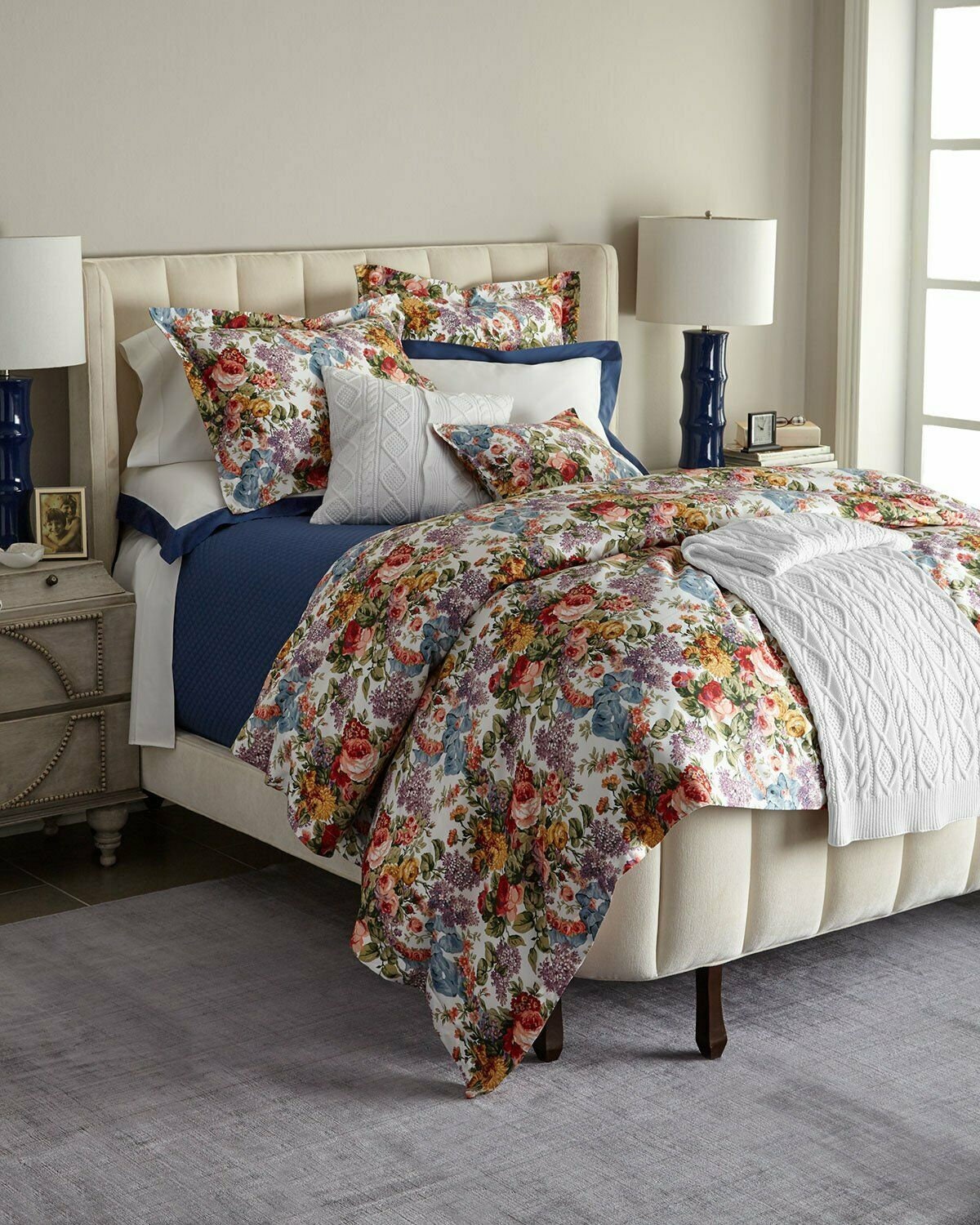 Ralph Lauren Allison Floral KING Comforter 4 PC SET New Rare