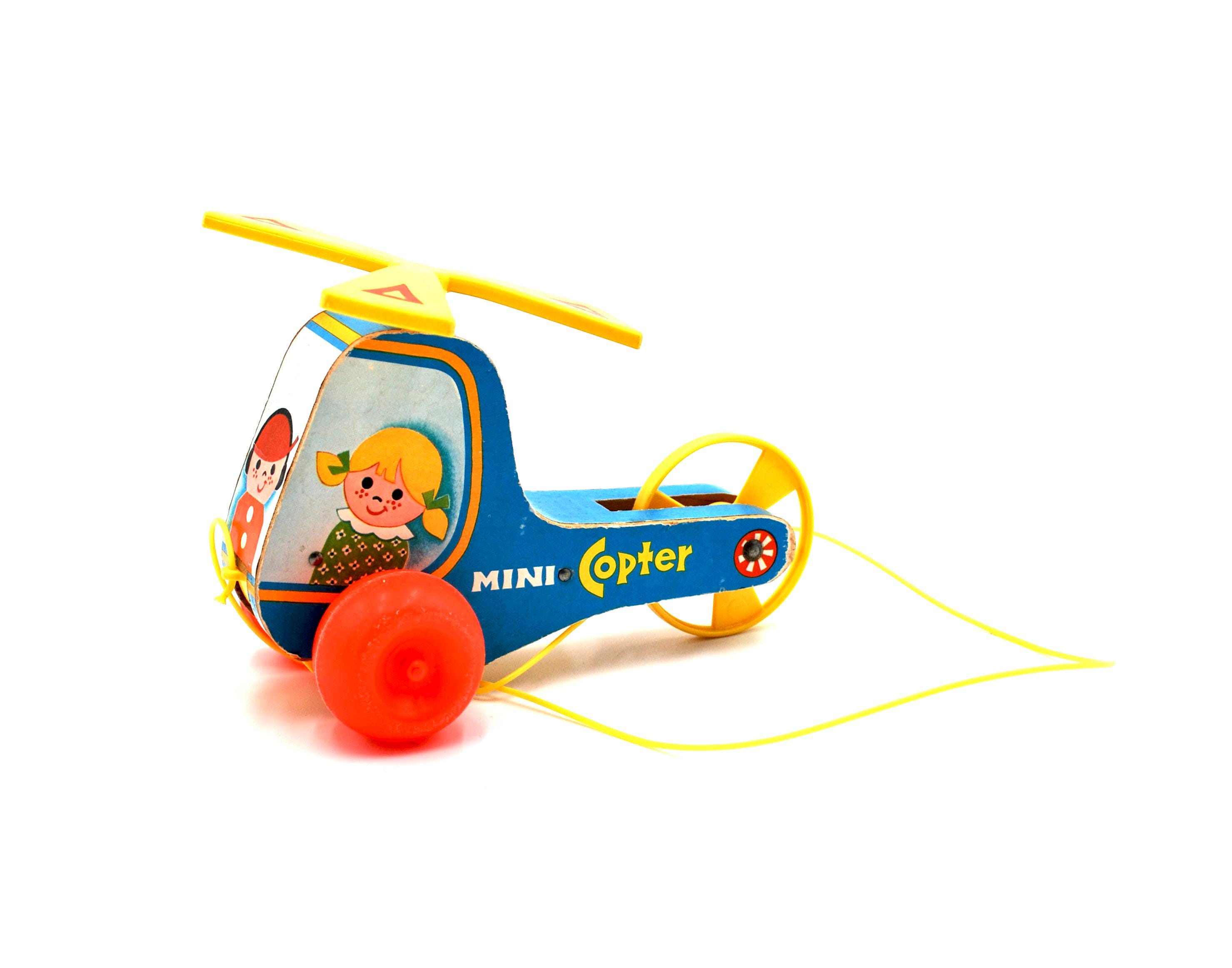 Fisher Price Mini Copter Pull Toy 448 - Etsy