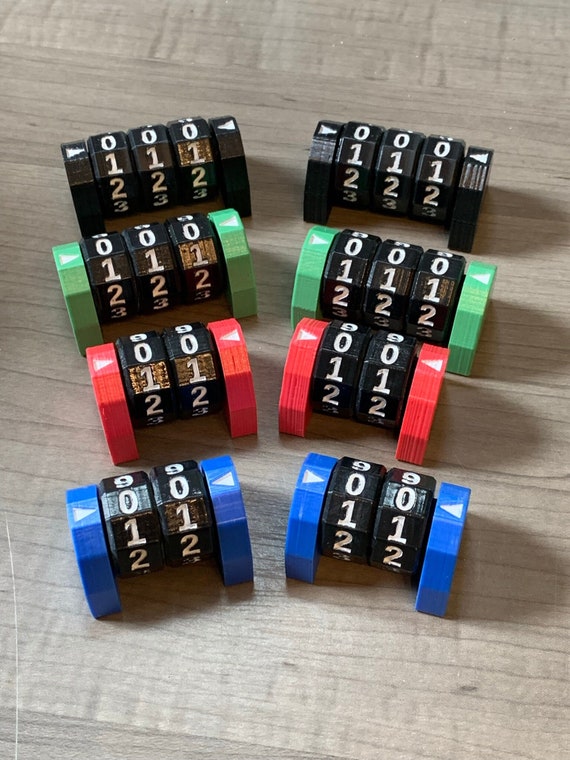 3Dプリントスピンダイヤルライフカウンター – MTG、ウォーハンマー