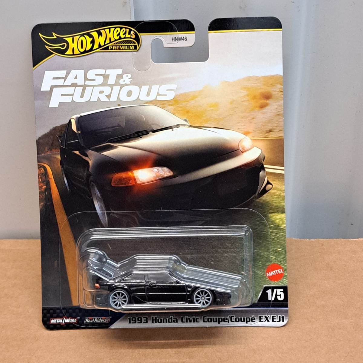 Hot Wheels Premium Fast & Furious - 1993 Honda Civic Coupe/Coupe