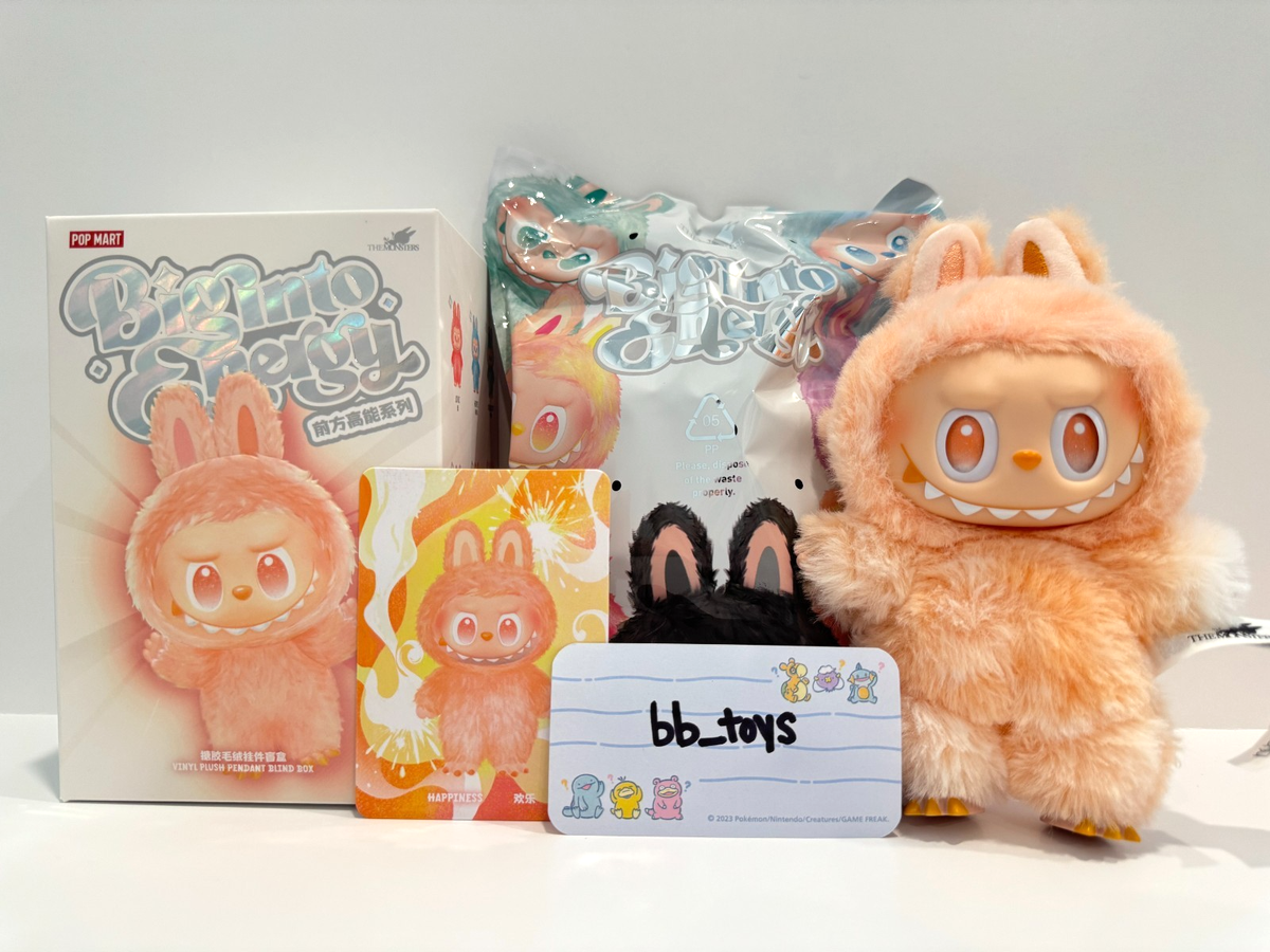 Labubu Big Into Energy Happiness Sealed Bag-Authentic Pop Mart