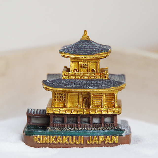 ミニチュア 添配 フィギュア 盆景 金閣寺 （ きんかくじ ） zengarden