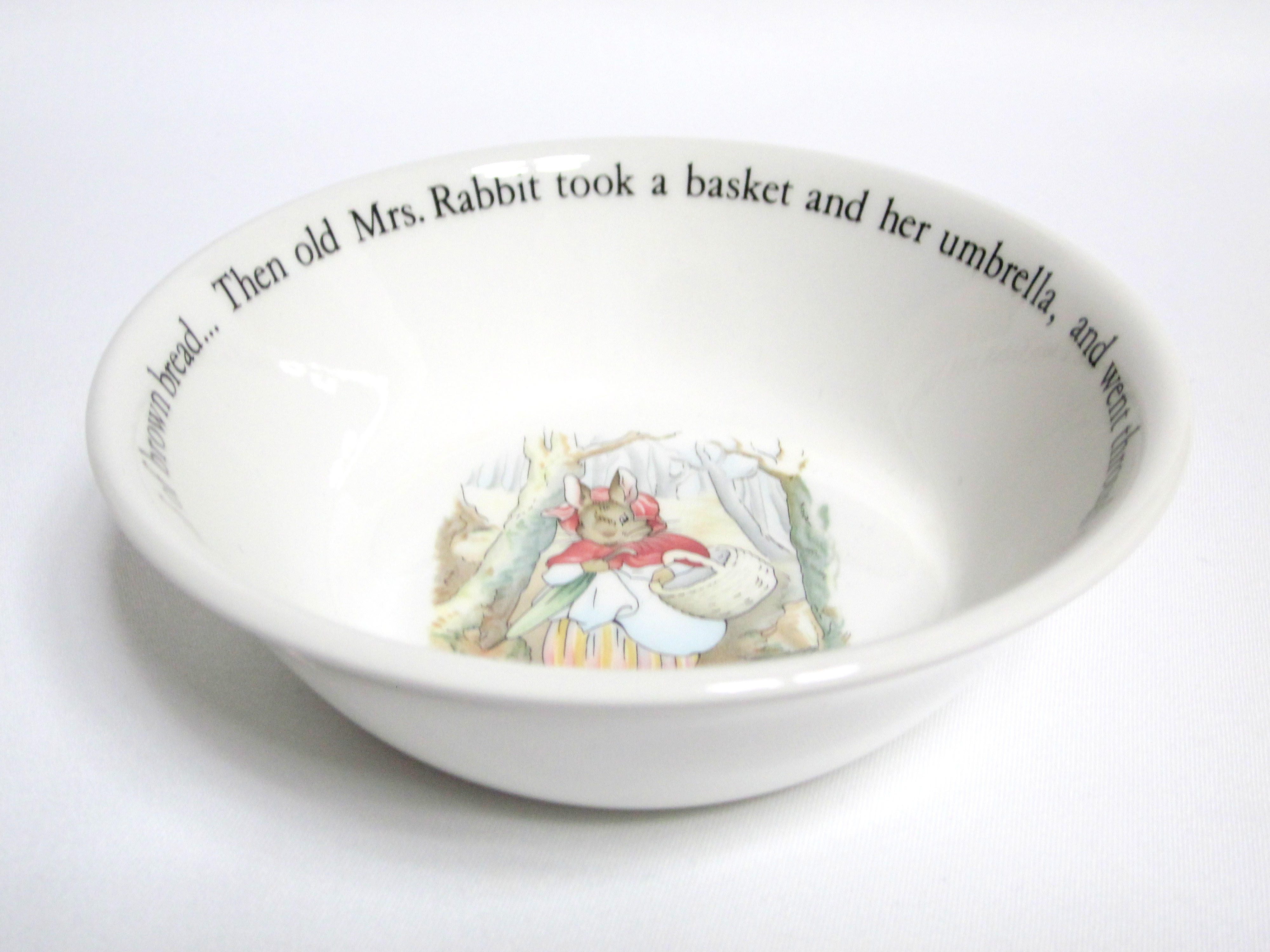 ウェッジウッド（Wedgwood）ピーターラビット シリアルボウル【西洋