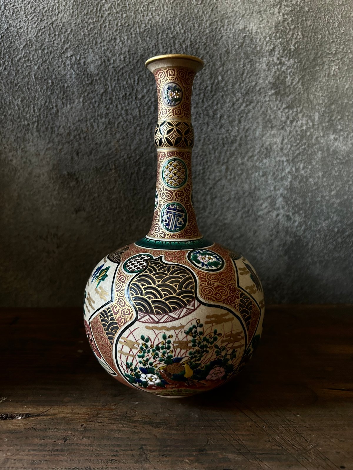 九谷焼/庄三/花瓶/骨董/アンティーク | 骨董・アンティークの