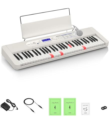 Amazon | カシオ 電子キーボード 61標準鍵 光ナビゲーションキーボード