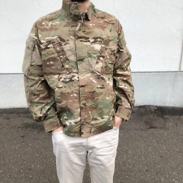 新品 USA製 実物 米軍 US ARMY マルチカム ACU ジャケット M-S