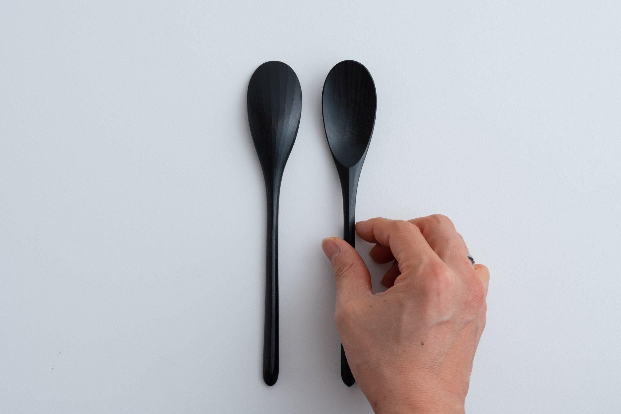 匙（SKT／黒漆）｜大久保ハウス木工舎｜紡ぎ舎（つむぎや）