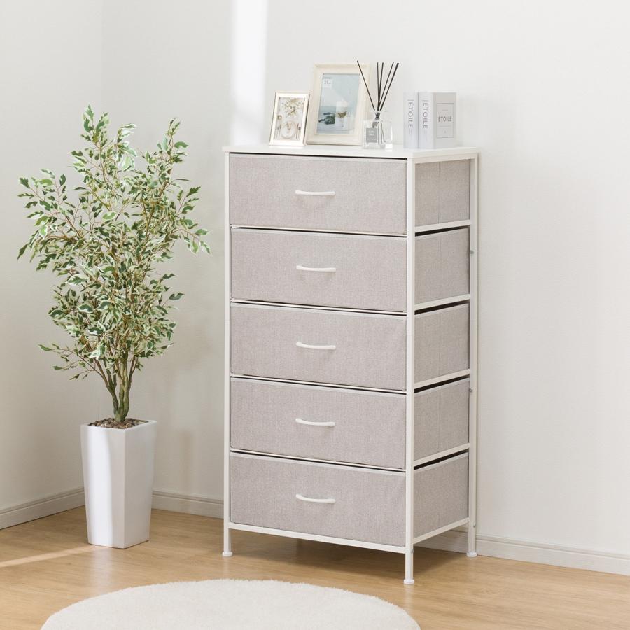 ニトリ（NITORI） チェスト(MJ001 5段LGY/WH) : ニトリ Yahoo!店