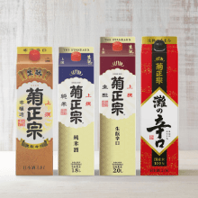菊正宗 超特撰 しぼりたて大吟醸 純金箔入り屏風絵セット(キクSWD30