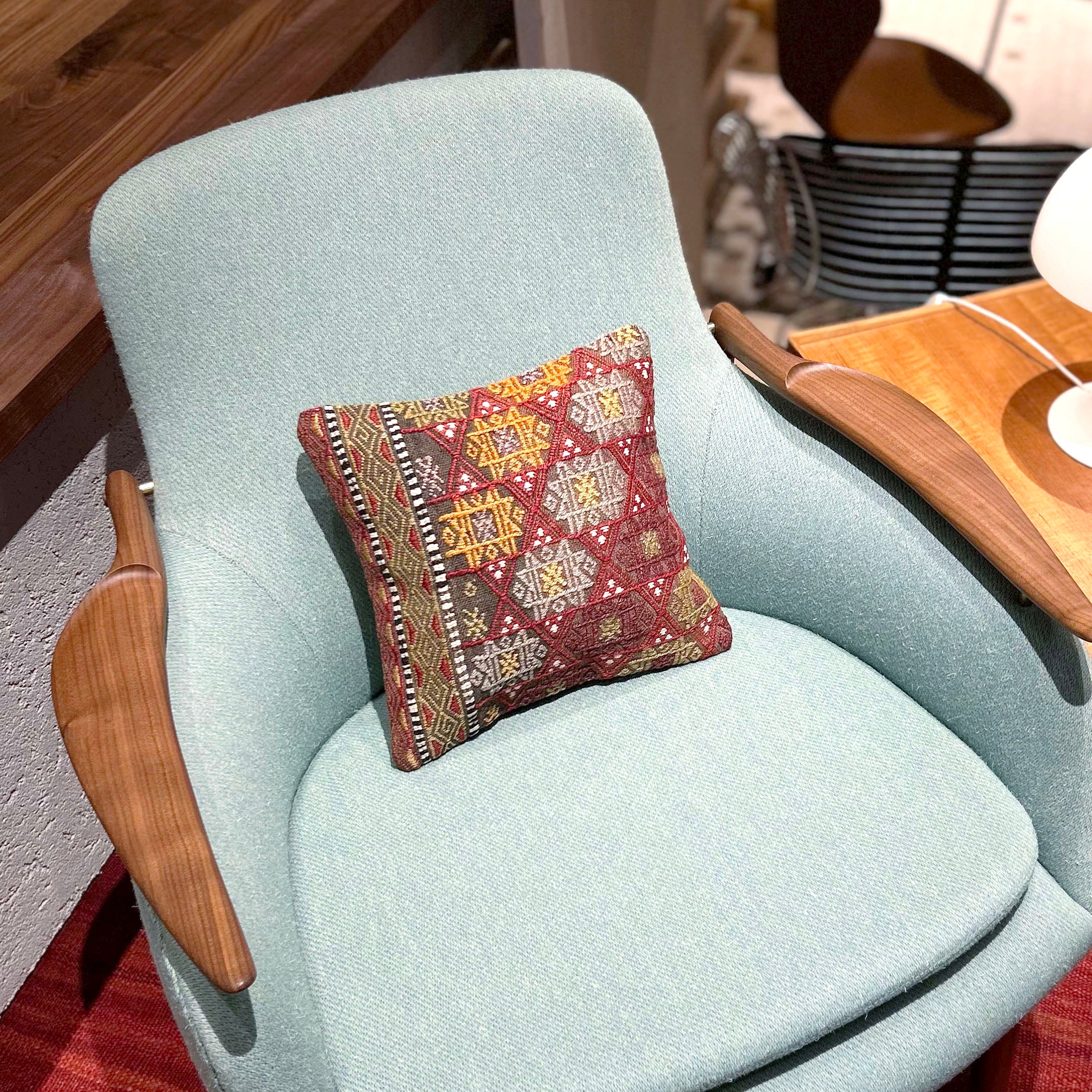 オールドキリムクッションカバー 50cm×50cm No.383 オールド