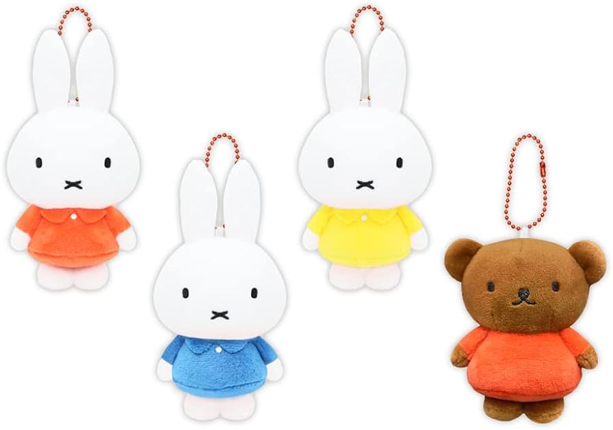 Amazon.co.jp: ミッフィー ぬいぐるみマスコット vol.7 全4種 miffy