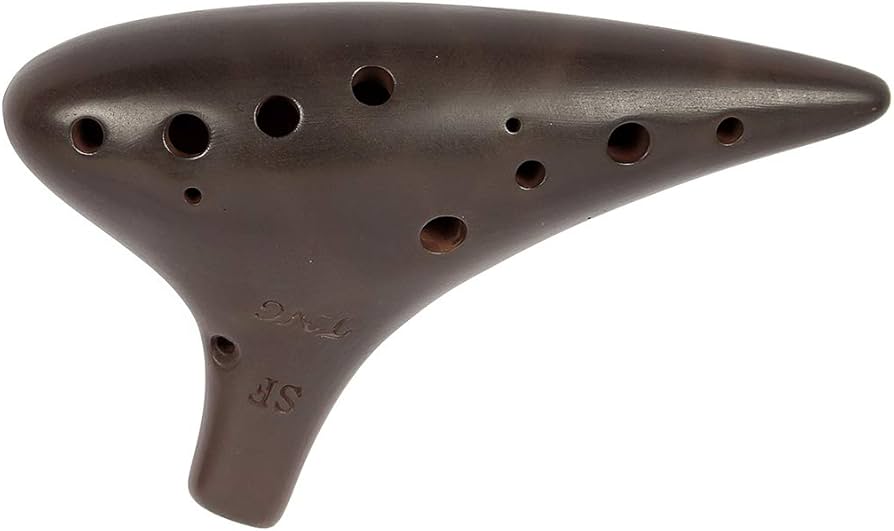 Amazon | TNG オカリナ 楽器 [ 12穴 / シングル/ソプラノ/F調/紫砂赤土