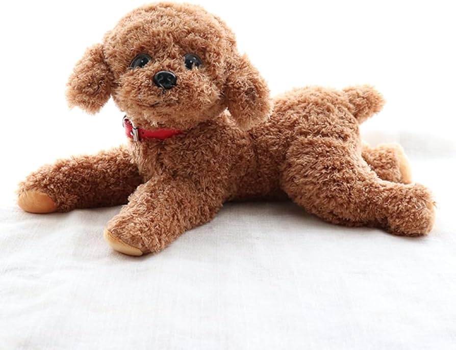 Amazon.co.jp: トイプードル プードルぬいぐるみ 犬 リアル 本物