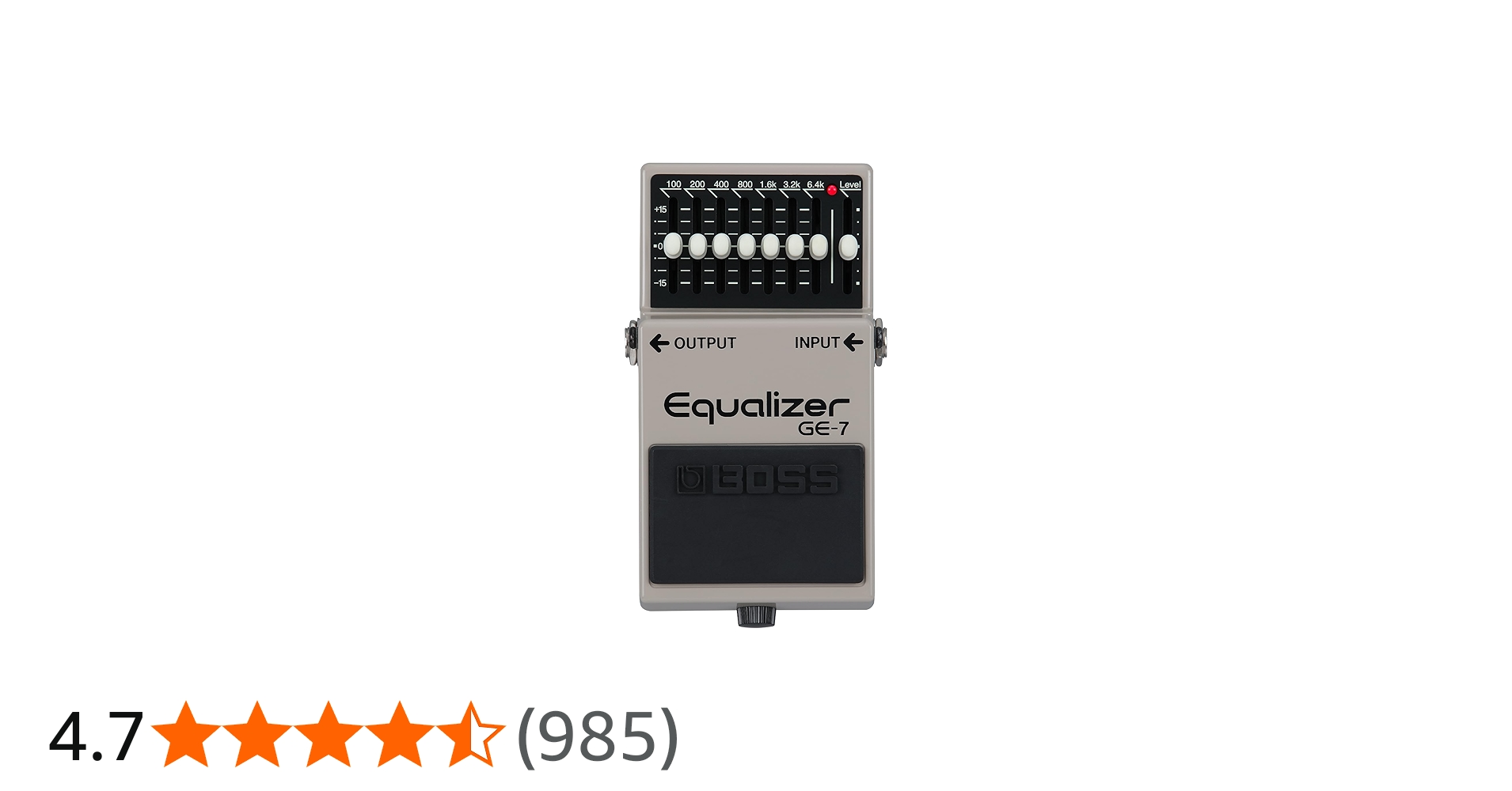 Amazon | BOSS Equalizer GE-7 | イコライザー | 楽器・音響機器