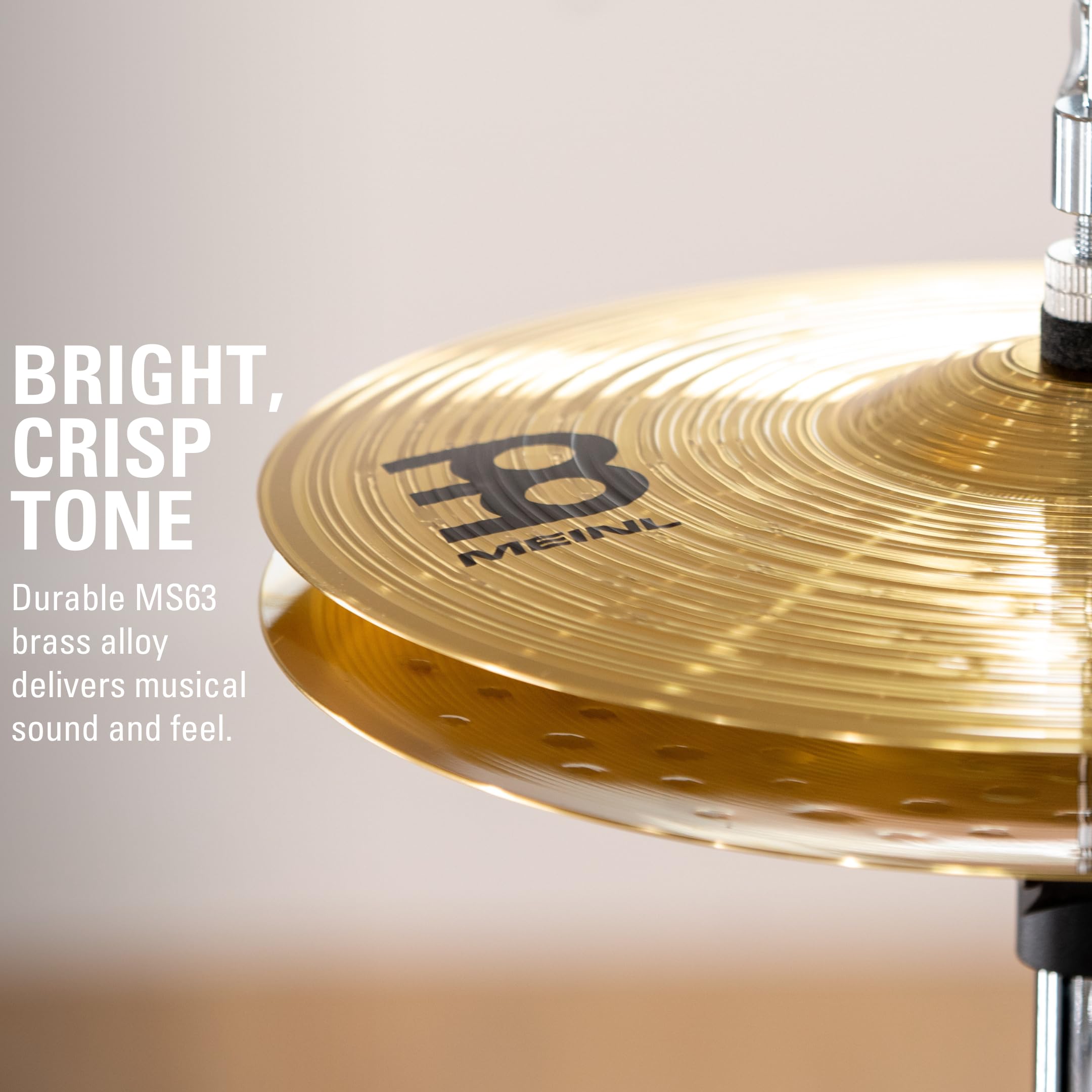 Amazon.com: HCS 13” Hihats (Hi Hat) Cymbals for Drum Set, Pair