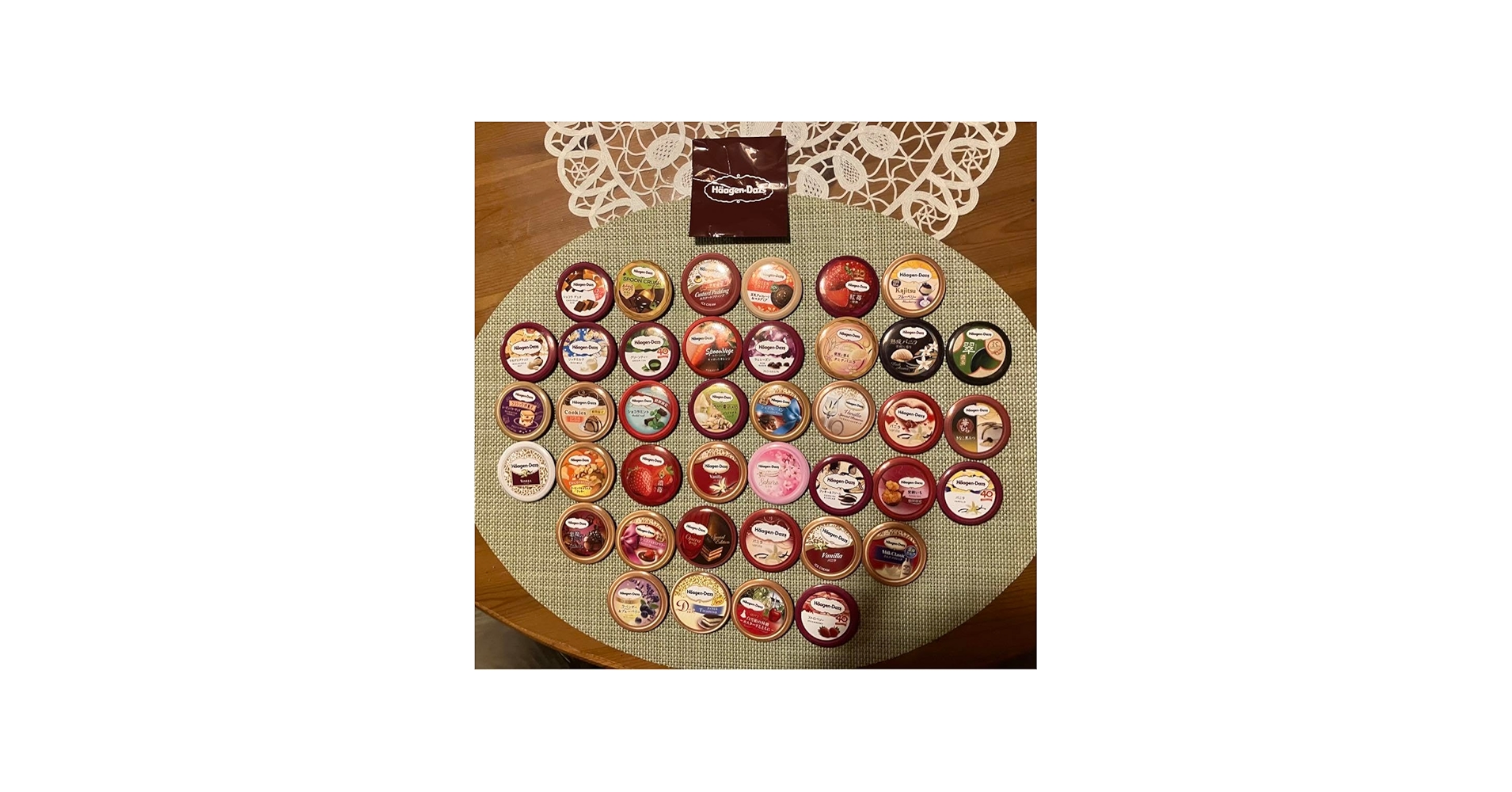 Amazon | ハーゲンダッツ缶バッジ フルコンプ40種類 | バッジ | おもちゃ