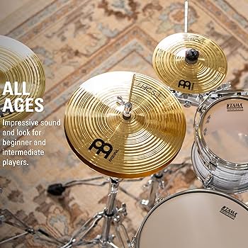Amazon.com: HCS 13” Hihats (Hi Hat) Cymbals for Drum Set, Pair