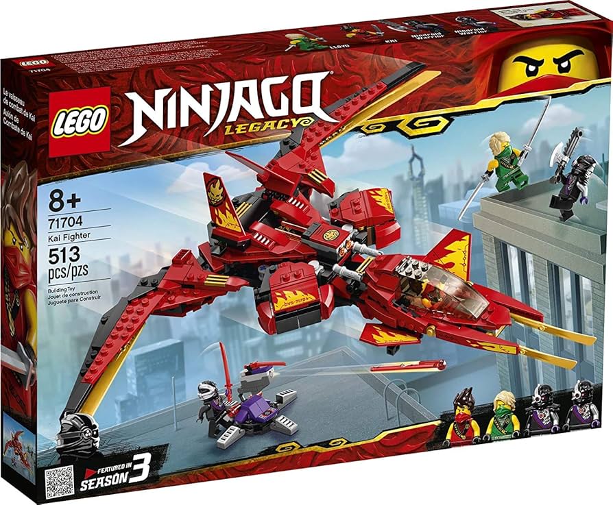 Amazon.com: LEGO NINJAGO Legacy Kai Fighter 71704 Building Set for