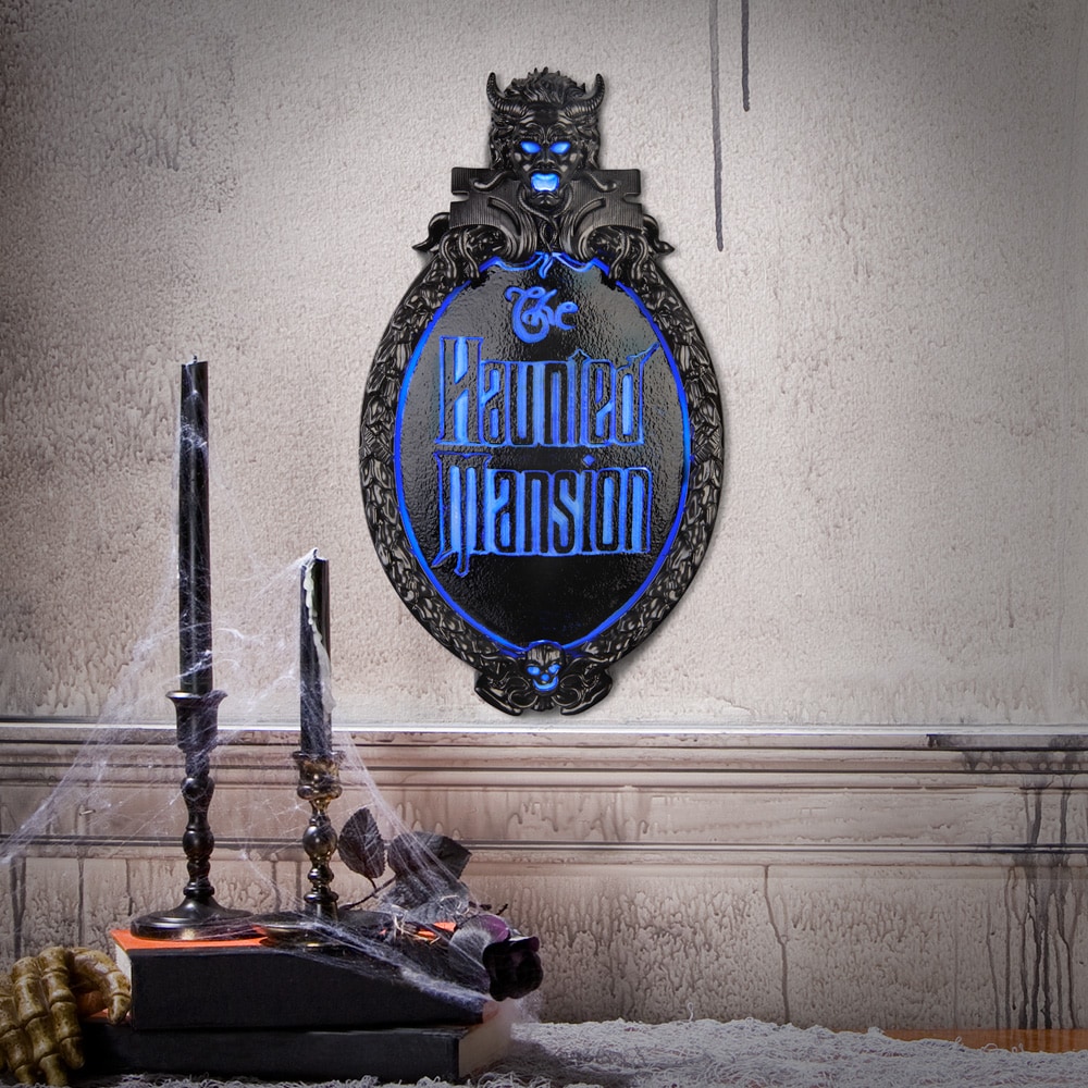 Disney 12-in Musical LED The Haunted Mansion Wall Plaque Decor